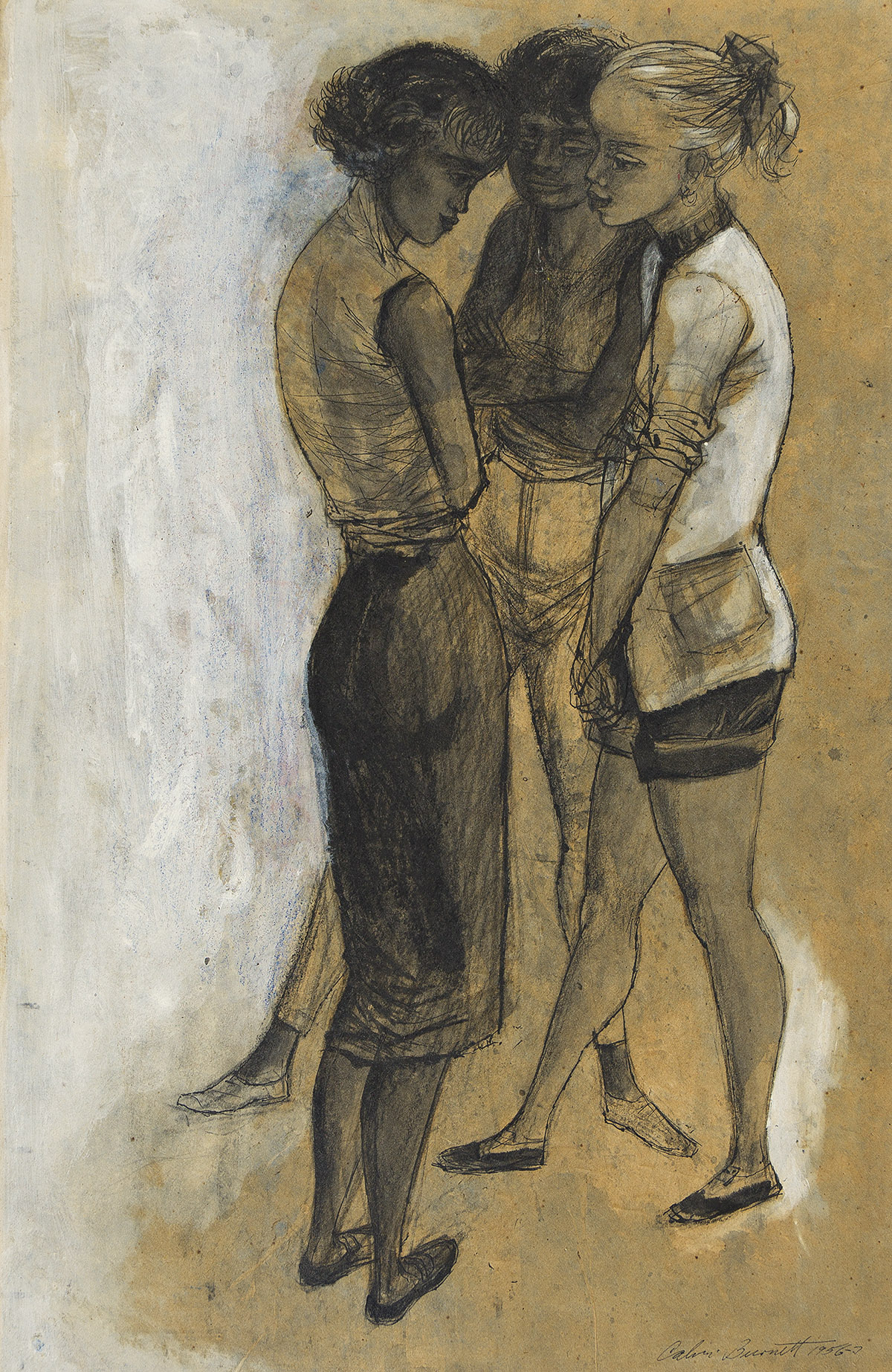 CALVIN BURNETT (1921 - 2007) Untitled (Three Women).